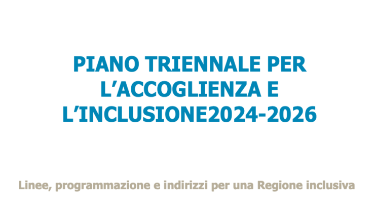 Approvato il Piano Triennale per l’accoglienza e l’inclusione